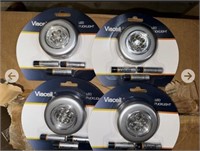 Lot of 4 VIACELL LED PUCKLIGHTS BRAND NEW