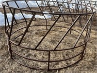 Metal Round Bale Feeder. *FISS DISPERSAL. #LOC: