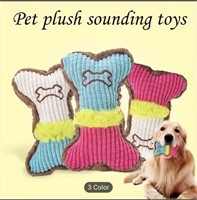 Pet Plush Bone Toy