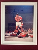 Muhammed Ali Signed & Framed 8x10 Photo With COA