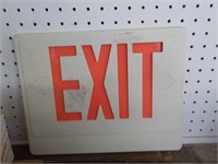 Exit sign