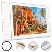 1500 Pieces Rotating Puzzle Board with Drawers an