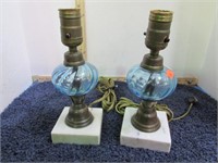 MARBLE BASE LAMPS