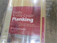 3 BUNDLES-- 14 SQFT 8' KNOTTY CEDAR PLANKS