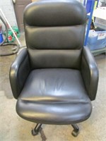 VERY NICE - LEATHER OFFICE CHAIR