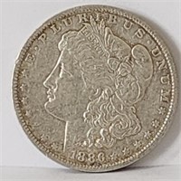 1886 "O" Morgan Silver Dollar