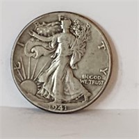 U.S. 1941 Walking Liberty Half Dollar