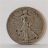 U.S. 1945 Walking Liberty Half Dollar