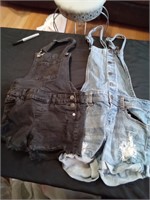 Kids Jean overalls size 8 lot of 2