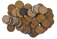 Approx 35 Lincoln Wheat Cents. Various Dates Incl: