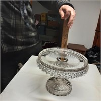 footed pedestal  cake stand