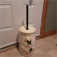 butter churn with duck