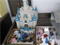 Disney castle and figures