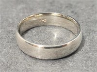 Sterling Silver Band Size 9