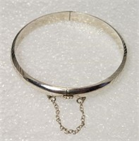 Bangle Bracelet Sterling Silver