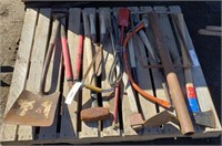 Pallet of Garden Tools