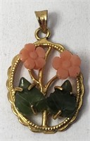 Delicate Flower Pendant VTG