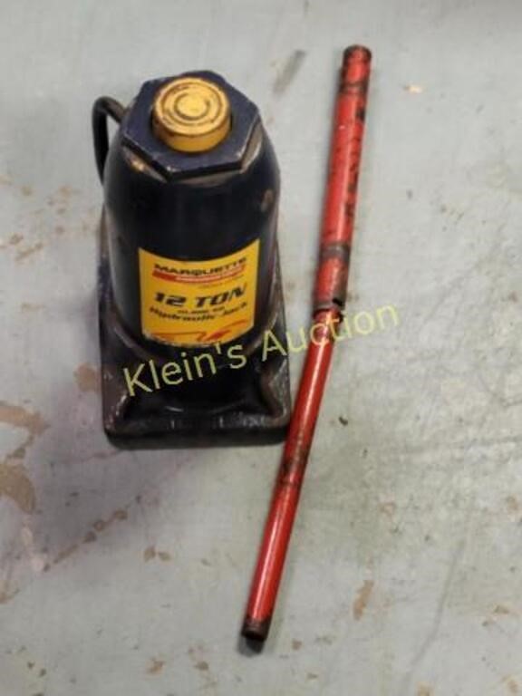 12 Ton Bottle Jack Home Or Truck W93229