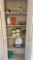 Cabinet contents