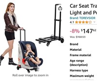 Car Seat Travel Carts,