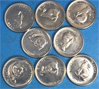 8 1967 Rabbit Nickels