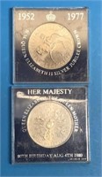 Queen Victoria and Elizabeth Commemorative Coins