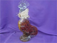 13 inch Glass Rooster