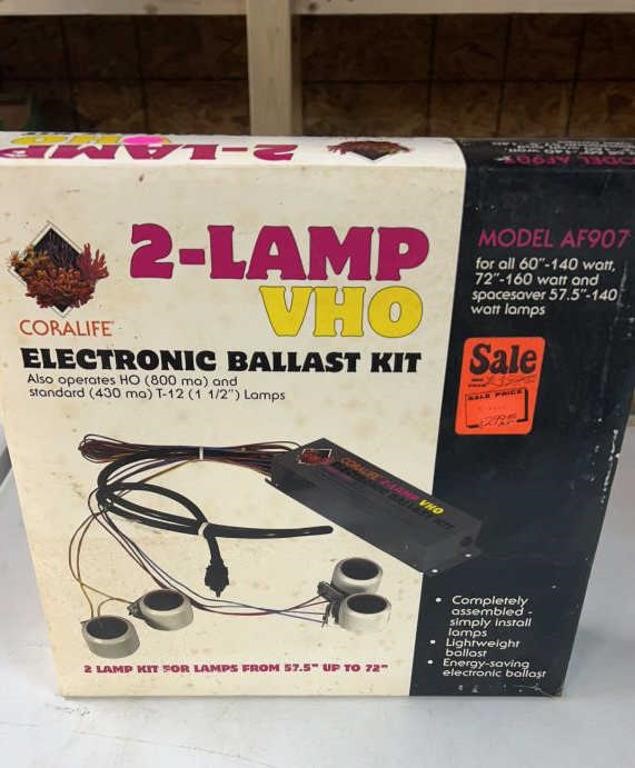 NEW 2 lamp vho coralife ballast kit