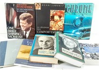 Lot de livres sur les USA, présidents, histoire, +