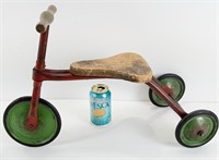 Tricycle ANTIQUE en bois et métal 24"longx9½"large