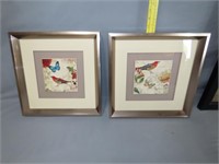 2 Bird & Butterfly Framed Prints