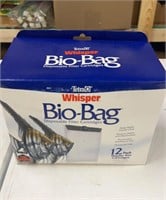 12 new whisper, bio bag, filter, cartridges