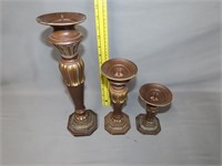 3 Piece Candle Holder Set