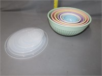 6 Piece Plastic Bowl Set w/ Lids