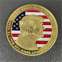Trump 2018 Build the Wall Coin