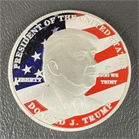 Trump Keep America Great Red White & Blue Coin