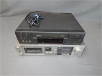 Onkyo Cassette Tape Deck & Zenith VCR