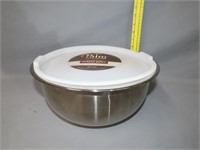 Palm Restaurant Stainless Steel Mixing Bowl w/ Lid