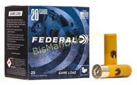 FED GAME LOAD 20GA 2 3/4" #7.5 - 275 Rounds