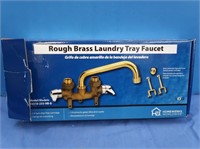 Rough Brass Laundry Tray Faucet