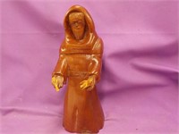 8 inch Carved Monk