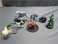 Lot of Six Spidemen and Villian Figures