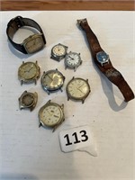 VTG Lot Misc Timex Watches