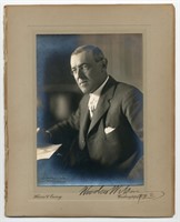 Woodrow Wilson Fabulous Signed Photo
