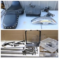Various Motorcycle Parts, Seat & Equipment