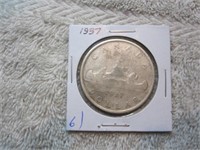 1937 Canada Silver dollar (Worn)