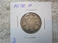 1872 Canada .25 cent (Worn)