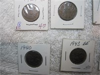 Better grade Canadisn small cents, 1920EF,1928,