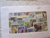 30 Bird stamps (used)