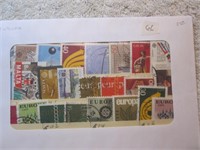 30 Europe stamps (used)